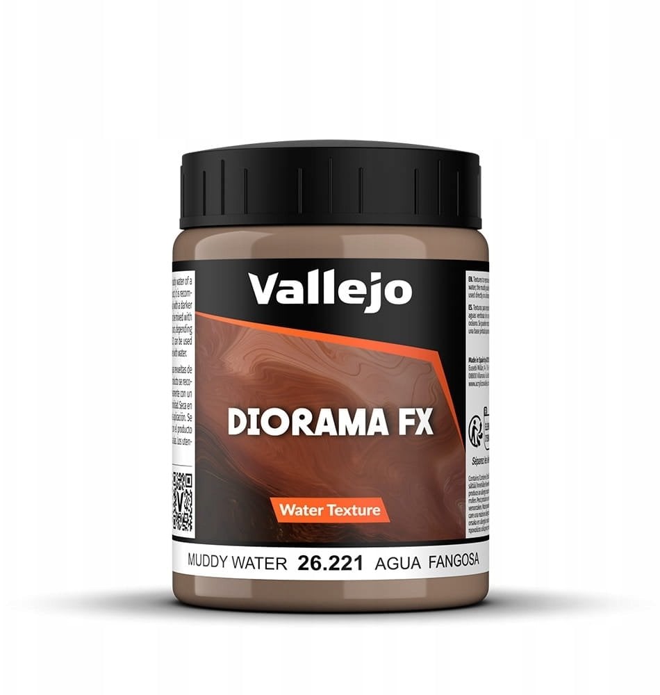 Vallejo Vallejo: 26.221 - Diorama FX - Water Textures - Muddy Water (200 ml)
