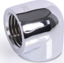 Alphacool Eiszapfen Adapter 90 Grad G1/4 Zoll IG auf G1/4 Zoll IG - chrome
