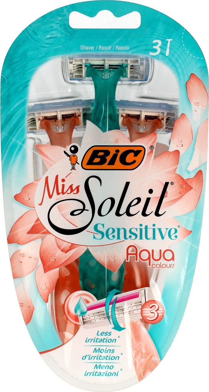 Bic Maszynka do golenia Miss Soleil Sens.Aqua3CLI&