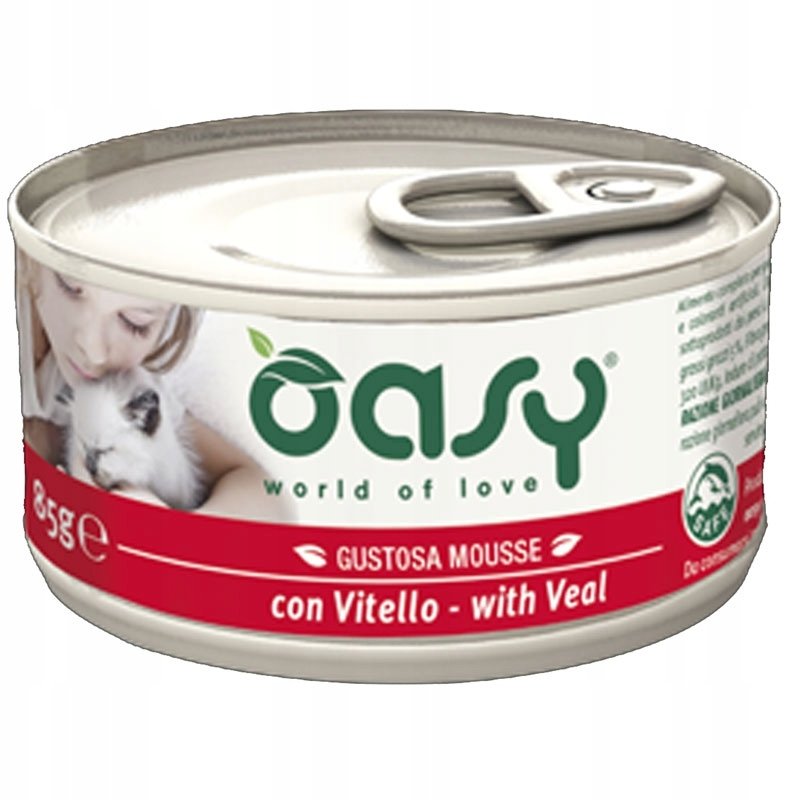 Oasy OASY KOT MOUSSE CIELECINA 85G PUSZKA OKM-2832