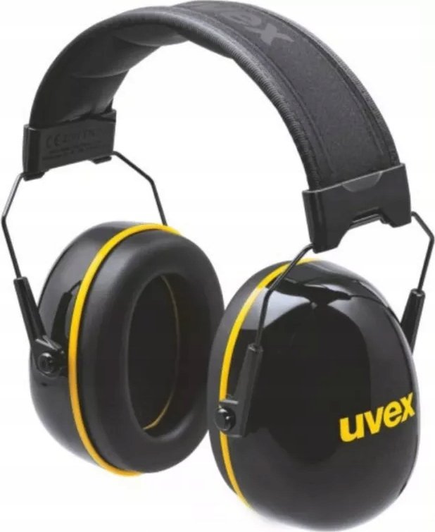 Uvex Apsauginės ausinės K20. SNR: 33dB, Sulankstomos,Geltona/juoda