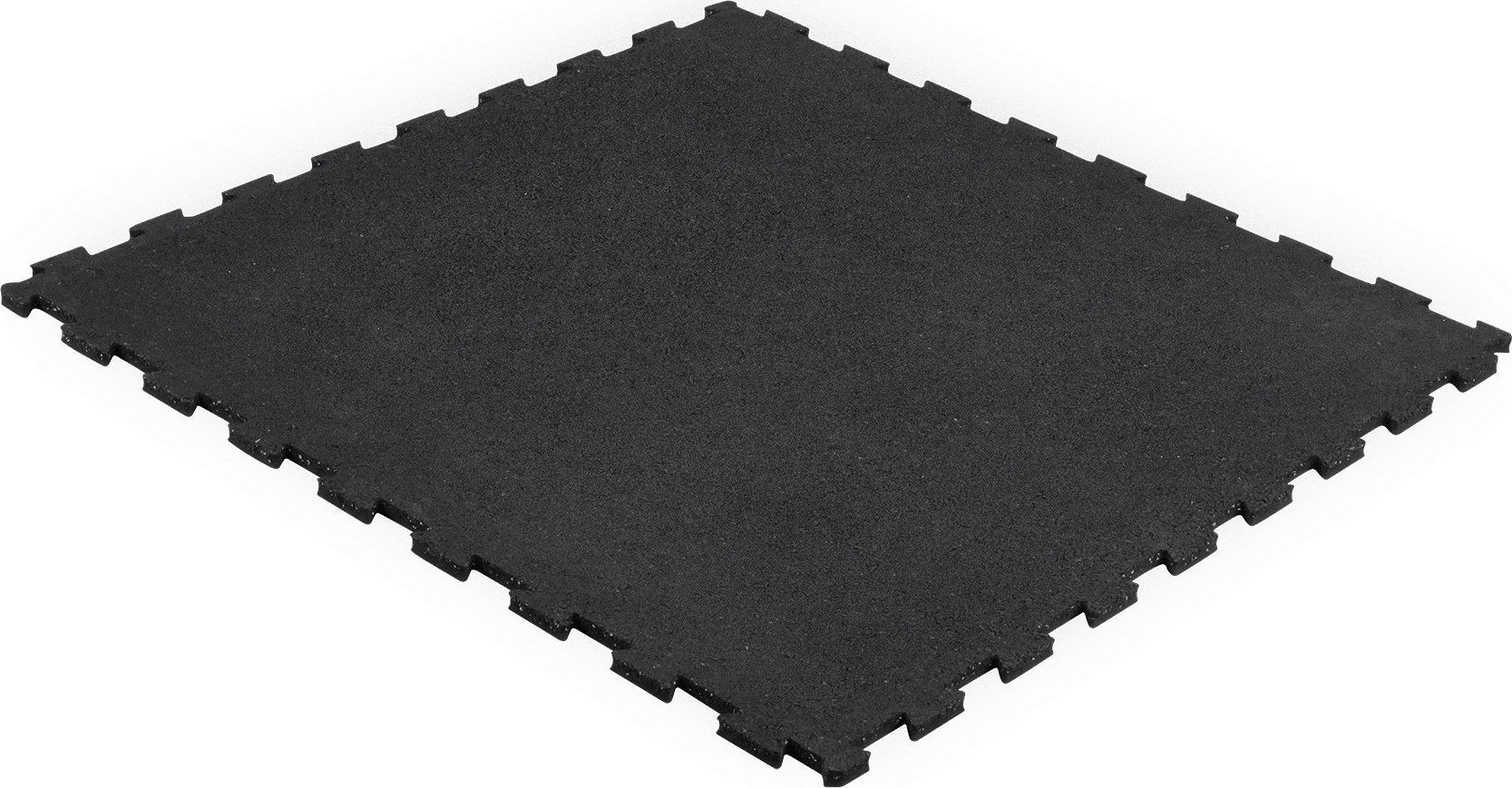 Rebel Active Podłoga gumowa do siłowni, mata pod sprzęt, puzle 1m grubość 20mm, czarna, ACTIVE