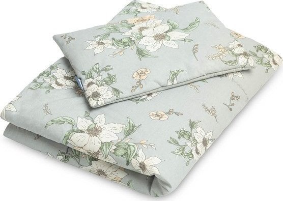 Sensillo KOMPLET VELVET DO ŁÓŻECZKA LILIA SZARY