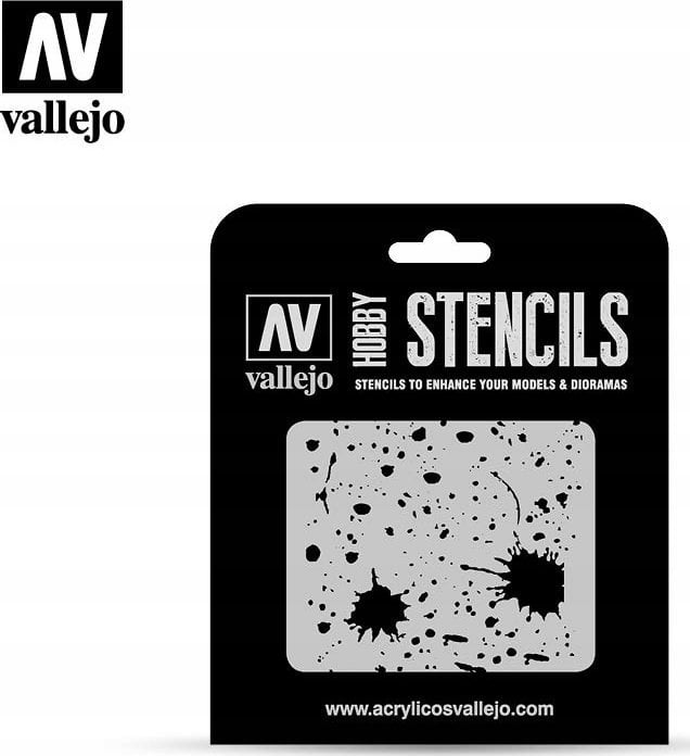 Vallejo : Stencils - Splash, Stains