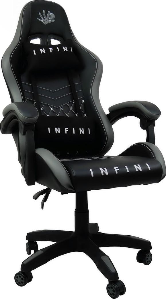 Fotel Zenga Infini Five czarno-szary