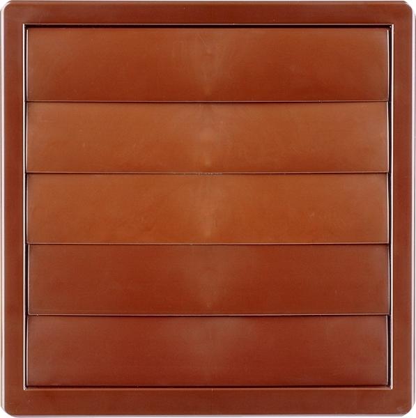 airRoxy Kratka wywiewna brązowa z żaluzją 120