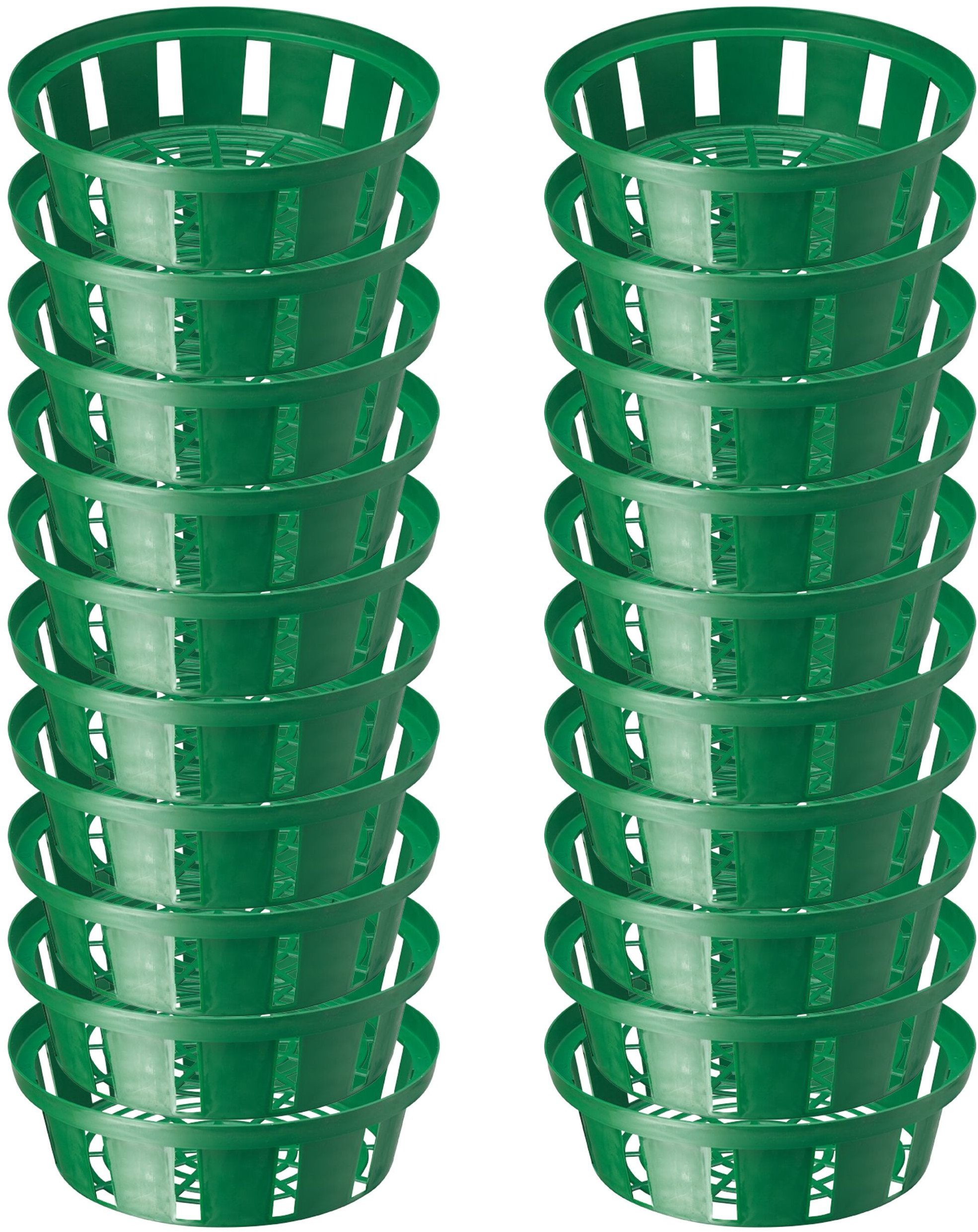 20x Koszyk okrągły na cebulki 18cm Osłonka do sadzenia