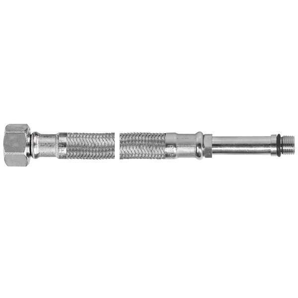 Wężyk przyłączeniowy Ferro Przyłącze elastyczne w oplocie stalowym z długą końcówką 3/8" 35cm WBS13