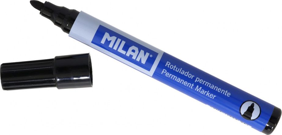 Milan marker permanentny 4 mm okrągły 150 mm czarny