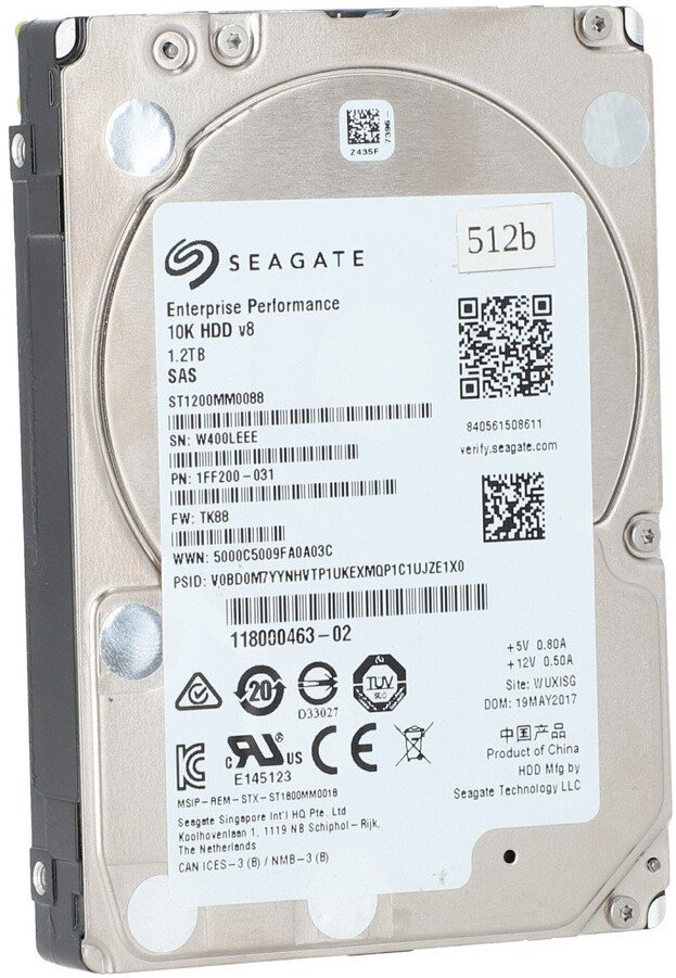 Dysk Seagate 1,2TB 10k 2,5" Sas ST1200MM0088