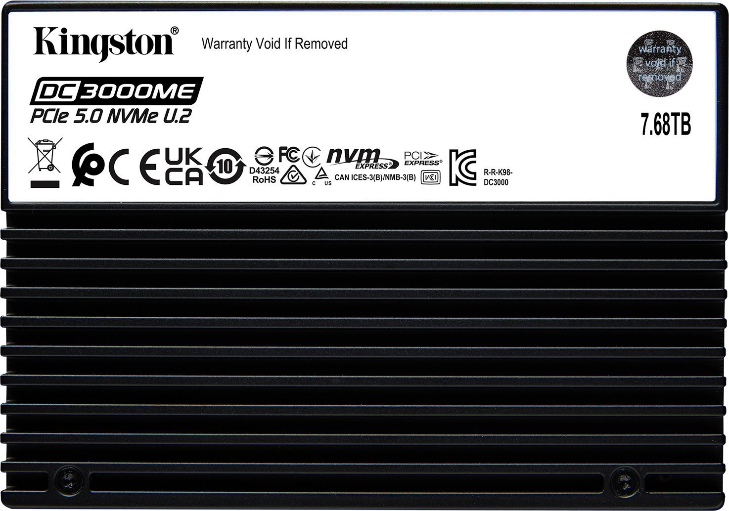 Dysk serwerowy Kingston DC3000ME 7.68TB U.2 PCI-E x4 Gen 5.0 NVMe (SEDC3000ME/7T6)