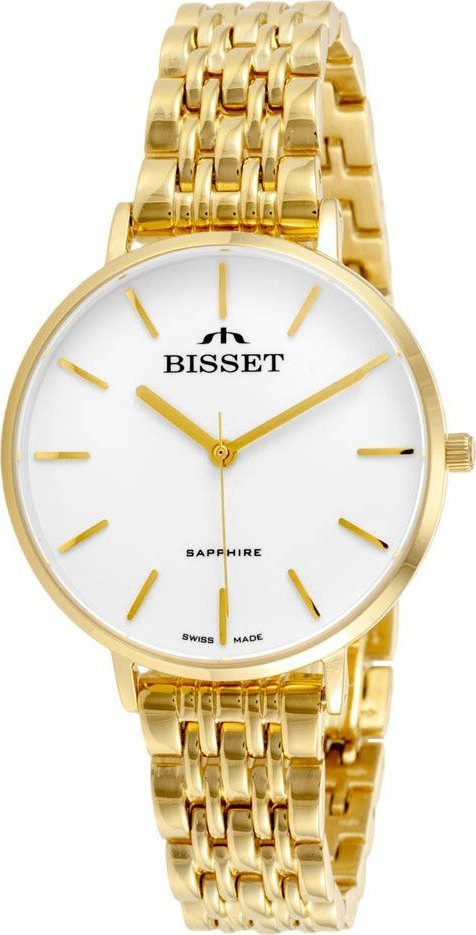 Zegarek Bisset Zegarek damski Bisset BSBF32GIWX03BX złoty