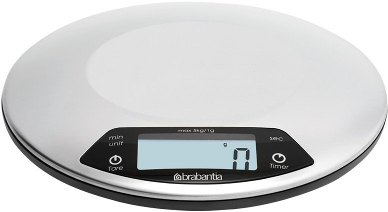 Waga kuchenna Brabantia cyfrowa okrągła z timerem 480560