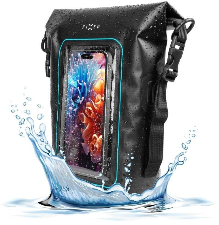 Fixed Torba wodoodporna FIXED Float Bag - torba wodoodporna o pojemności 3l przeźroczysta/czarna