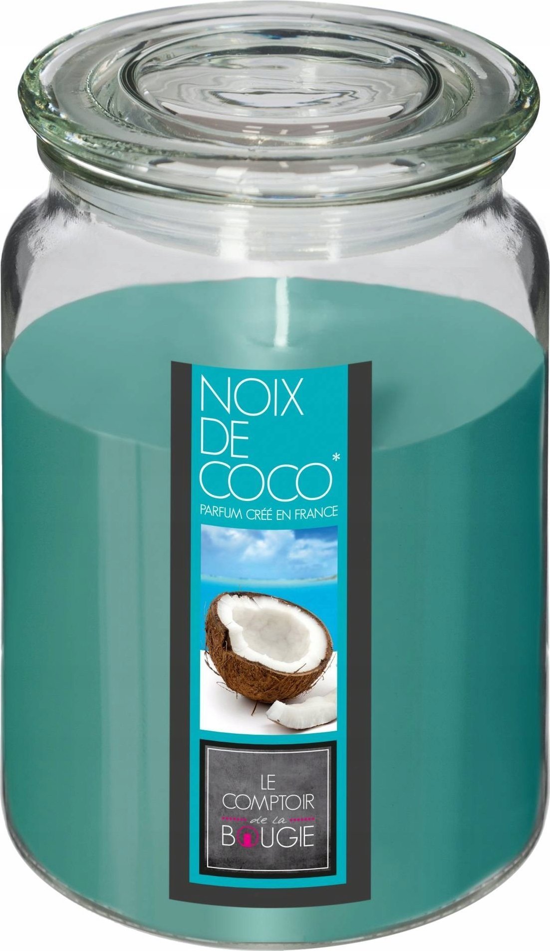 Atmosphera Świeca zapachowa w szkle NINA, 510 g, kokosowa