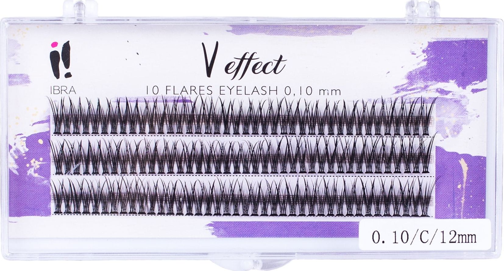 Ibra KĘPKI RZĘS V Effect 12mm