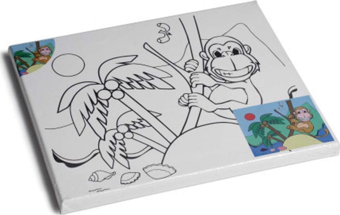 SmartMax Płótno malarskie z małpą 24x30cm 18mm