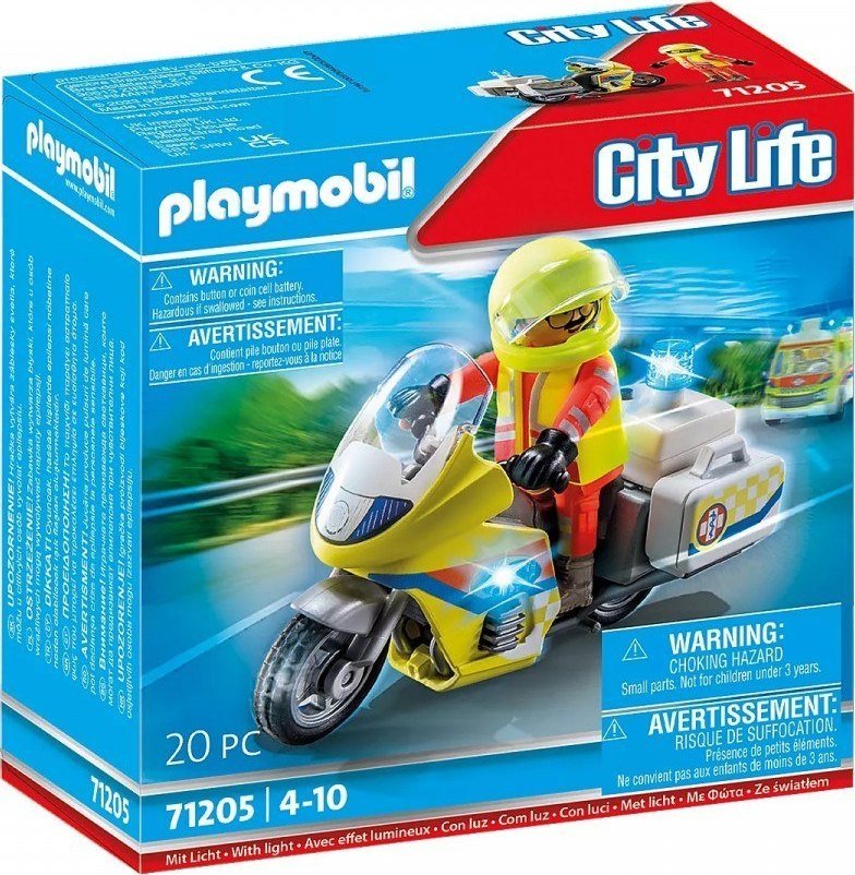 Playmobil Motor ratunkowy ze światłem 71205