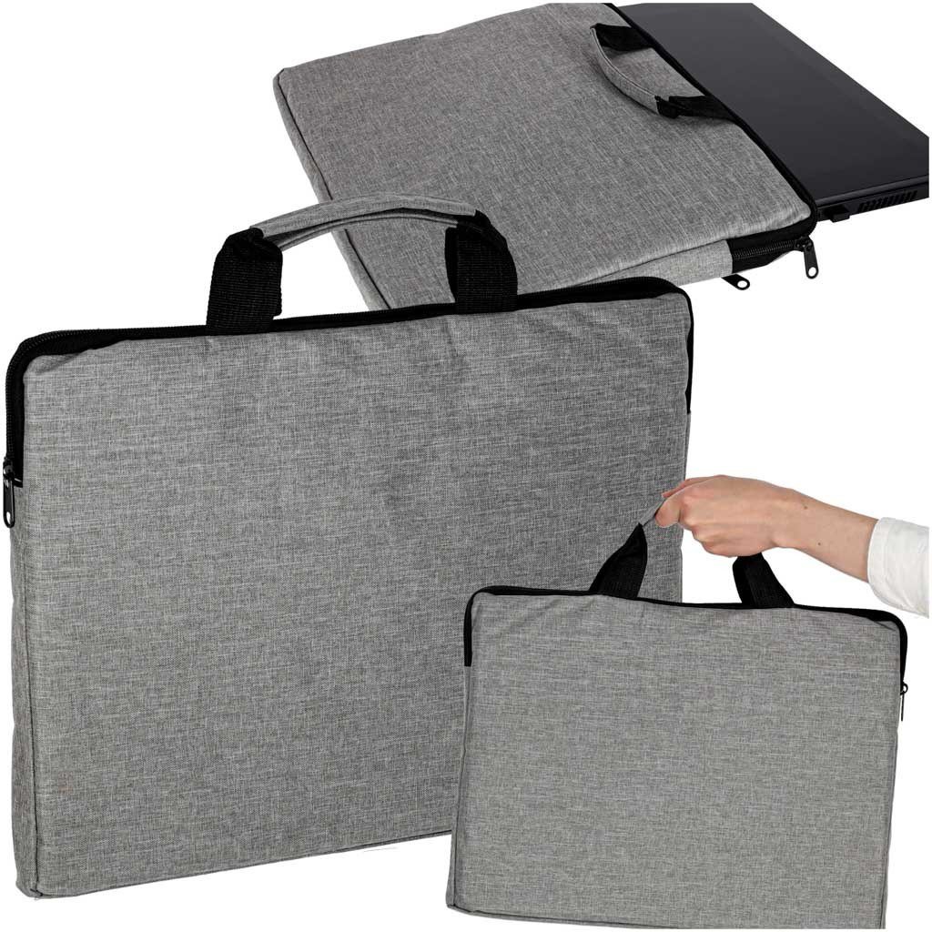 Torba Kiki Torba na laptopa 15,6 cali etui pokrowiec teczka damska męska szara Kik Sp. z o. o. Sp. k...