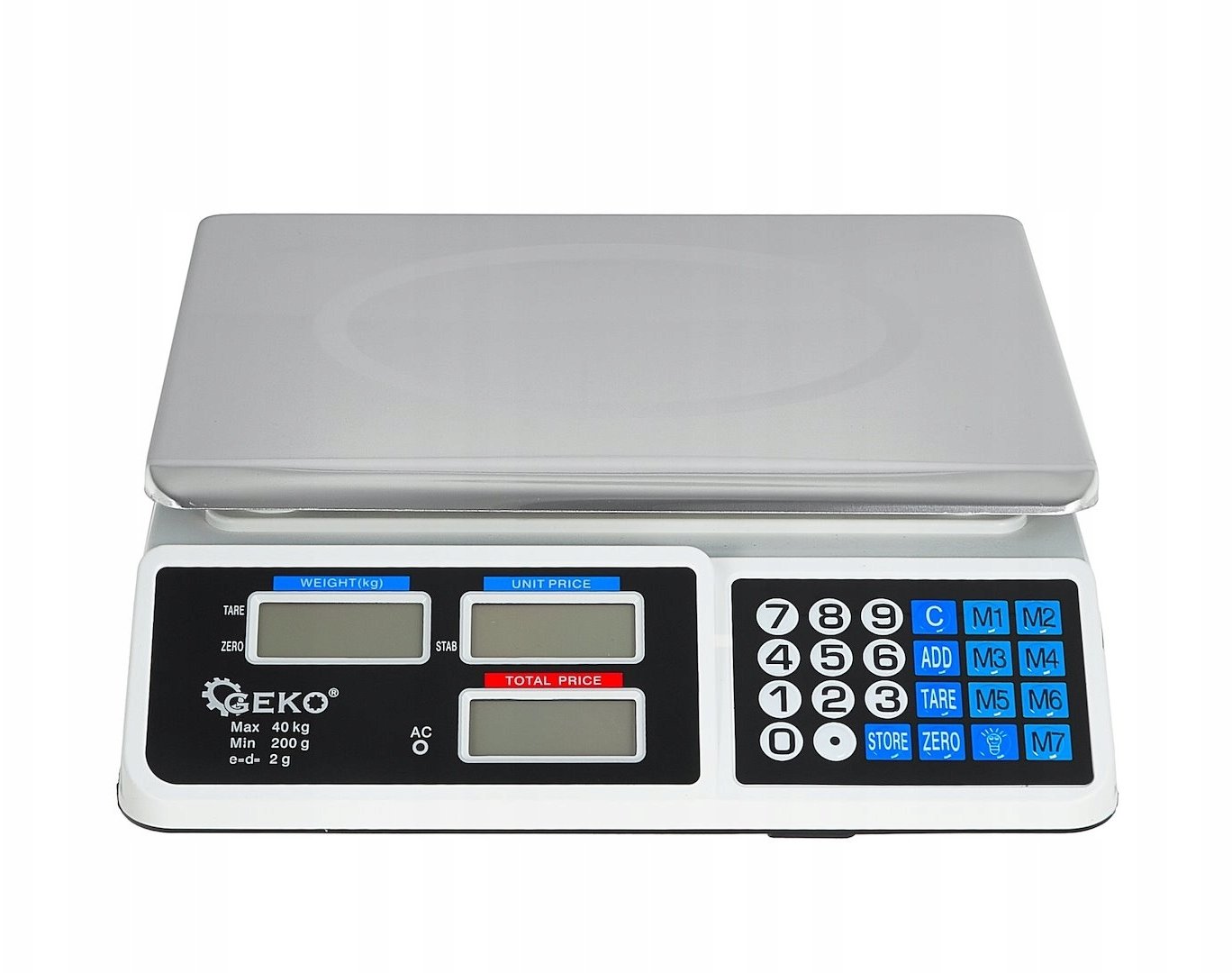 TOGO GEKO Waga elektroniczna 40kg LCD (G71162)