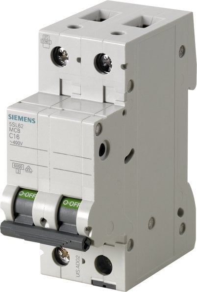Siemens Wyłącznik nadprądowy 2P C 16A 6kA AC 5SL6216-7
