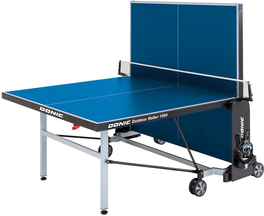 Teniso stalas outdoor 6mm DONIC Roller 1000 Mėlyna