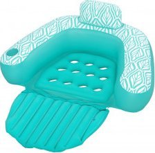 Bestway 43719 Fotel Leżak do pływania z oparciem Miętowy 1.45m x 1.2m