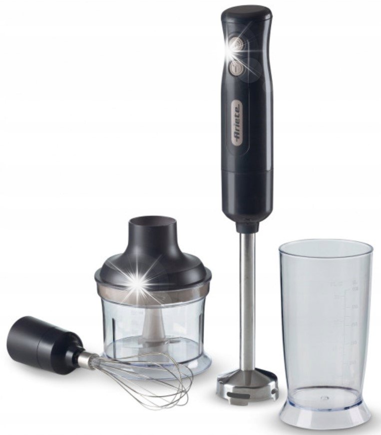 Blender Ariete Blender ręczny Ariete 601/10 3w1 Czarny 700W Turbo