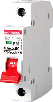 E.NEXT Wyłącznik nadprądowy e.mcb.pro.60 1P B25A 6KA (EX-P041010)