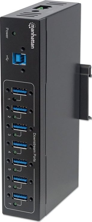 Фото - Кардридер / USB-хаб MANHATTAN HUB USB   7-Port USB3.0 Hub Industrieanwendungen 