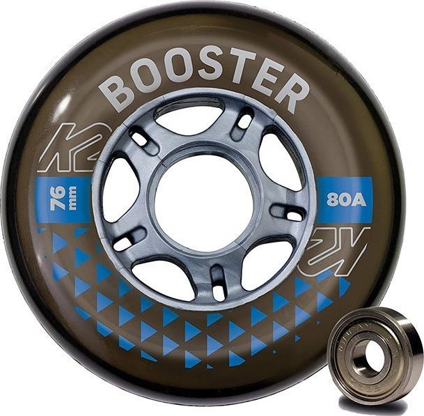 K2 Zestaw 8 kółka K2 Booster 76mm/80A + łożyska ILQ-5 2022