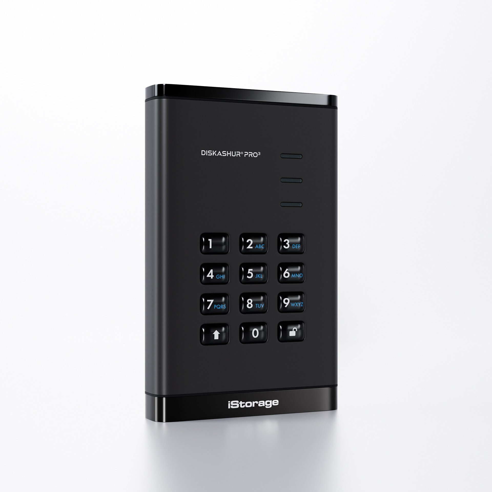 Dysk zewnętrzny HDD iStorage DiskAshur PRO3 HDD 256-bit 500GB FIPS 140-3 Level 3 (IS-DAP3-256-500-F)...