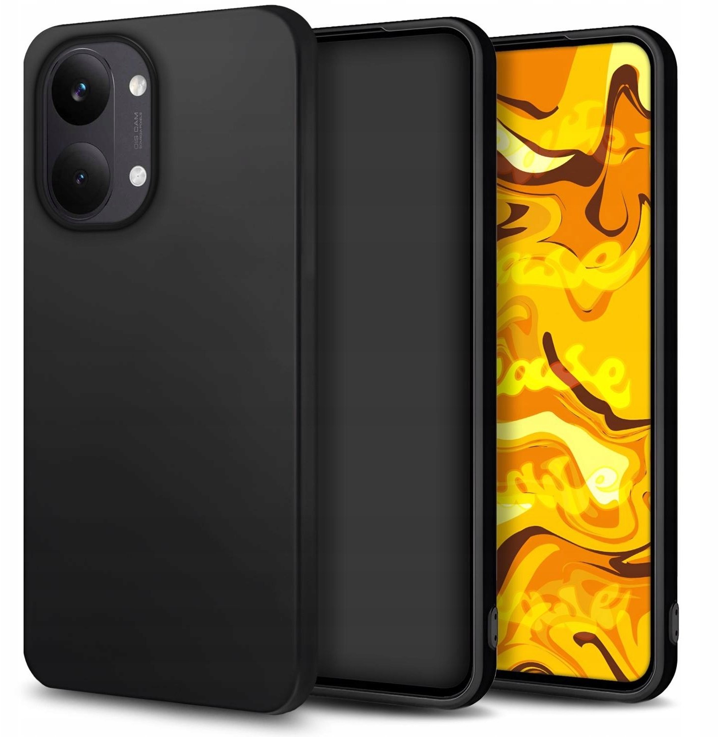 Hello Case Etui Do Poco X8 Pro Max (Czarne, Matowe, Gumowe, Obudowa, Silikon, Slim)