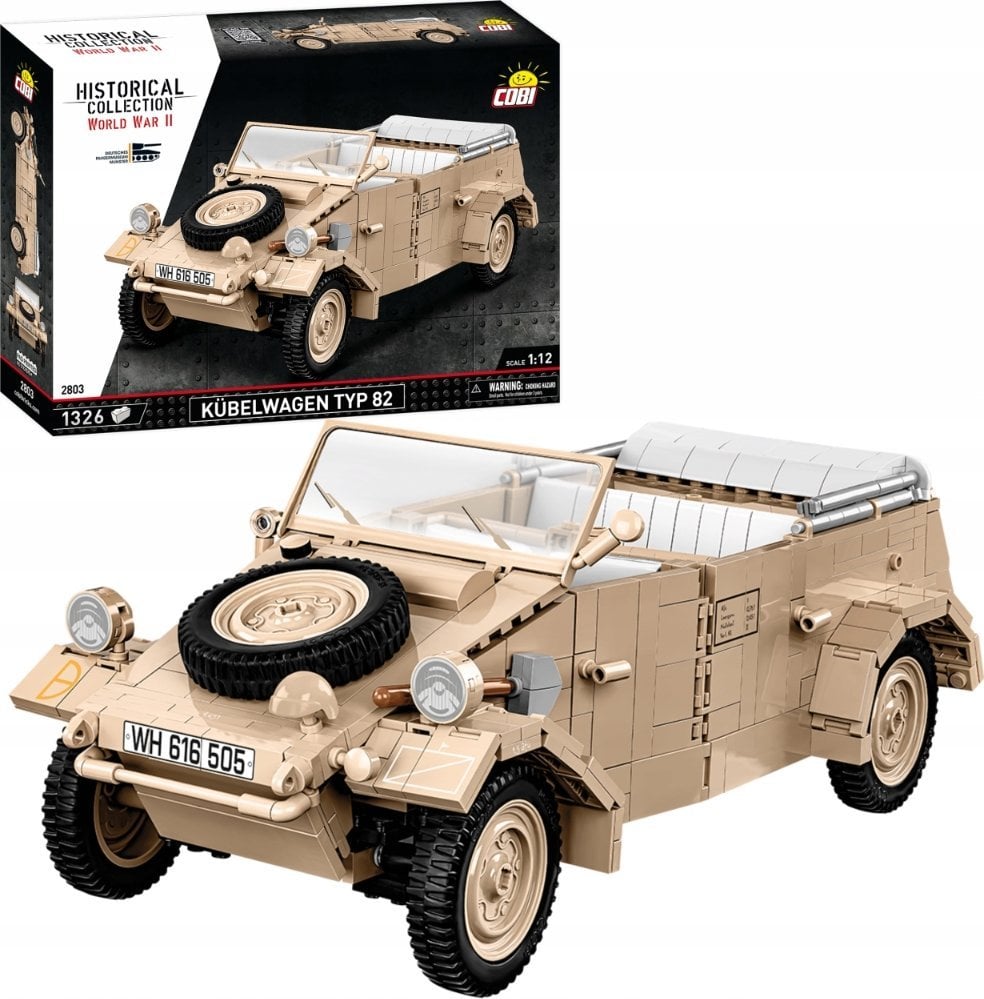 Cobi Klocki Kubelwagen Personenkraft wagen Typ 82