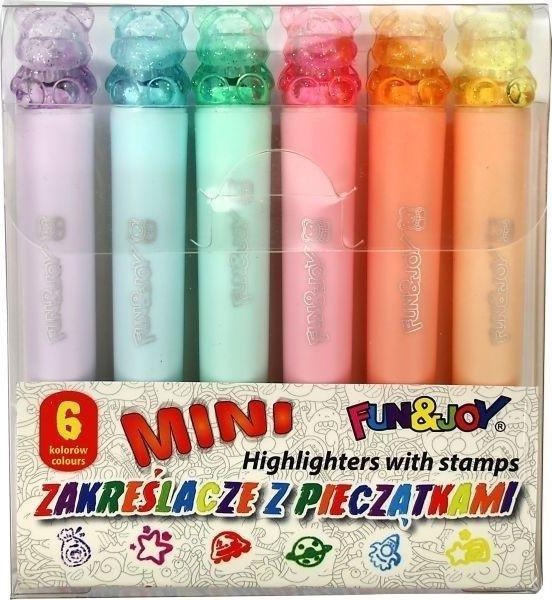Kolorowe Baloniki Zakreślacze mini 6 kolorów