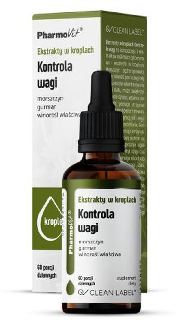 Pharmovit Pharmovit Kontrola wagi suplement diety w kroplach 30ml