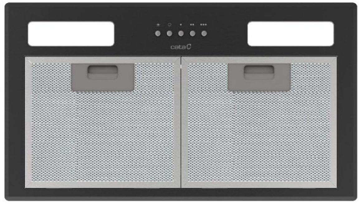 Okap Cata CATA | Hood | GT-PLUS 45 BK /M | Canopy | Energy efficiency class C | Plotis 60 cm | 645 m³/h | Mechanical control | LED | Juodas