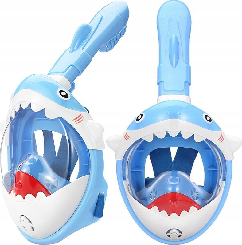 MASKA DO NURKOWANIA DLA DZIECI REKIN KF-3 NIEBIESKA