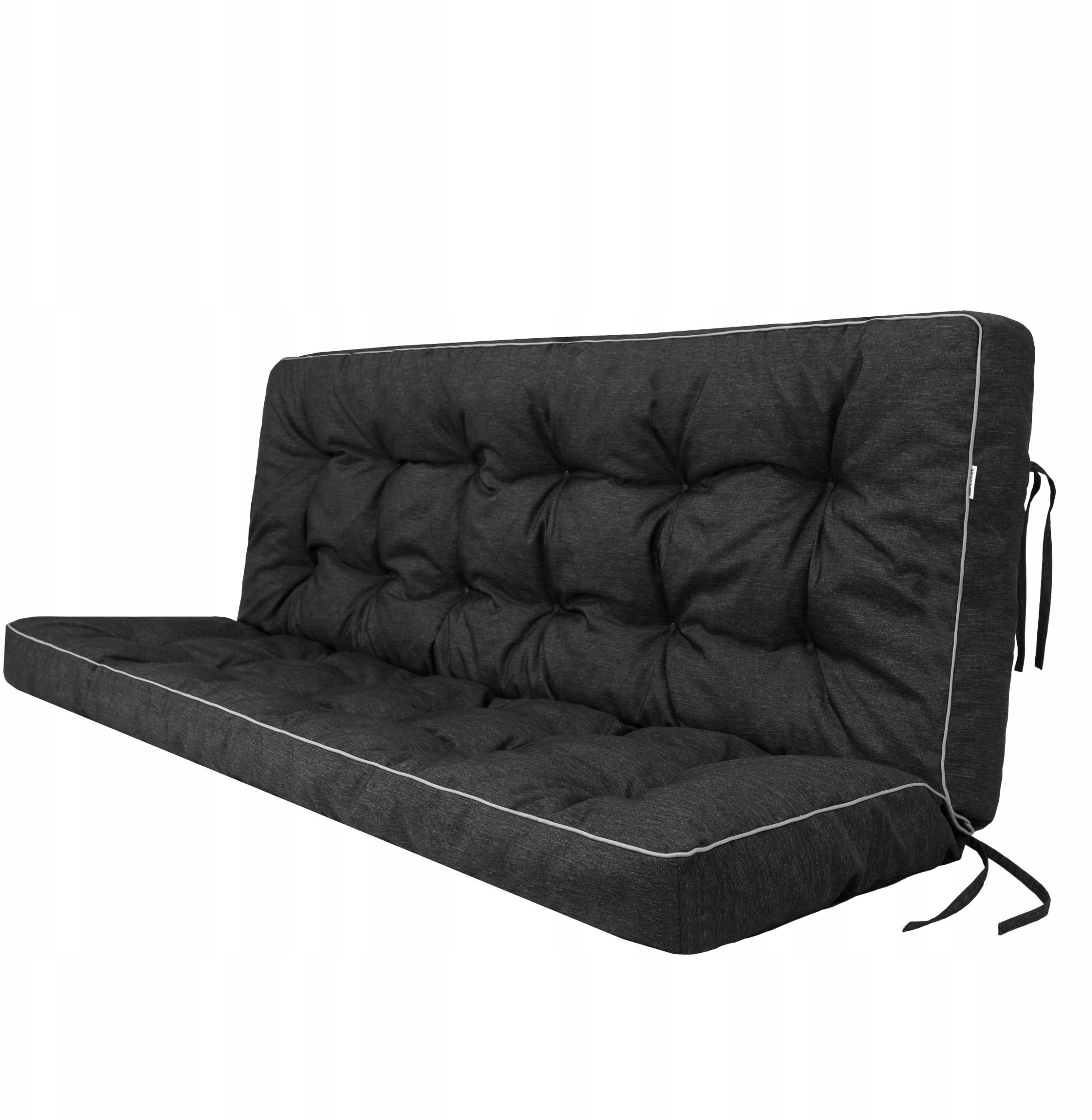 120 cm PODUSZKA POLA BEZ JAŚKÓW CZARNA