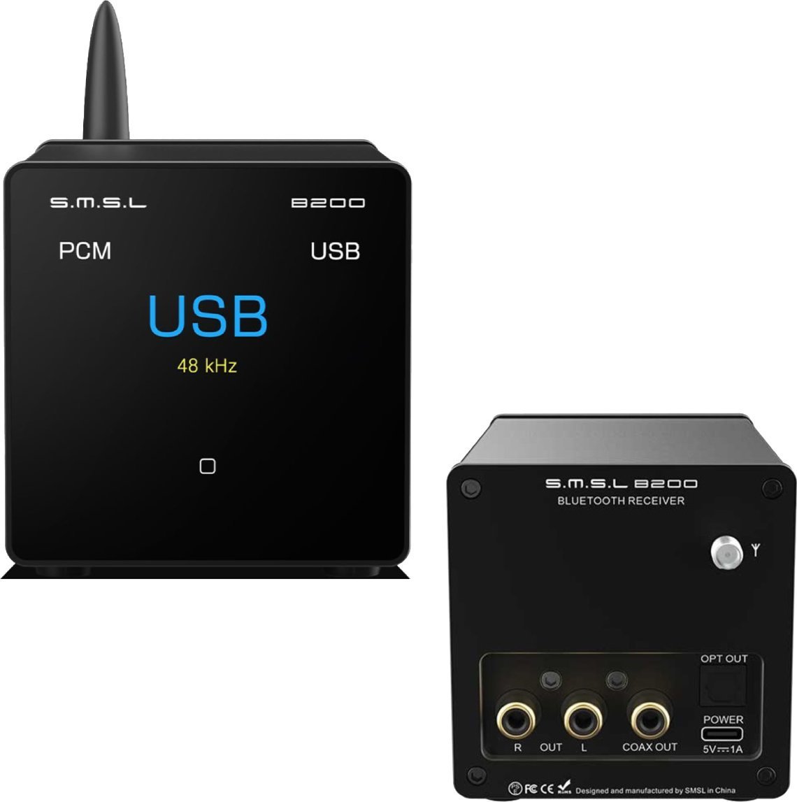 SMSL B200 Odbiornik audio Bluetooth DAC z przedwzmacniaczem