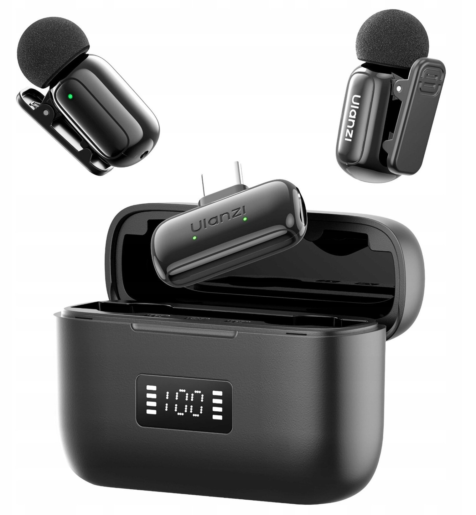 Mikrofon Ulanzi A200 2 szt. czarne (A046)