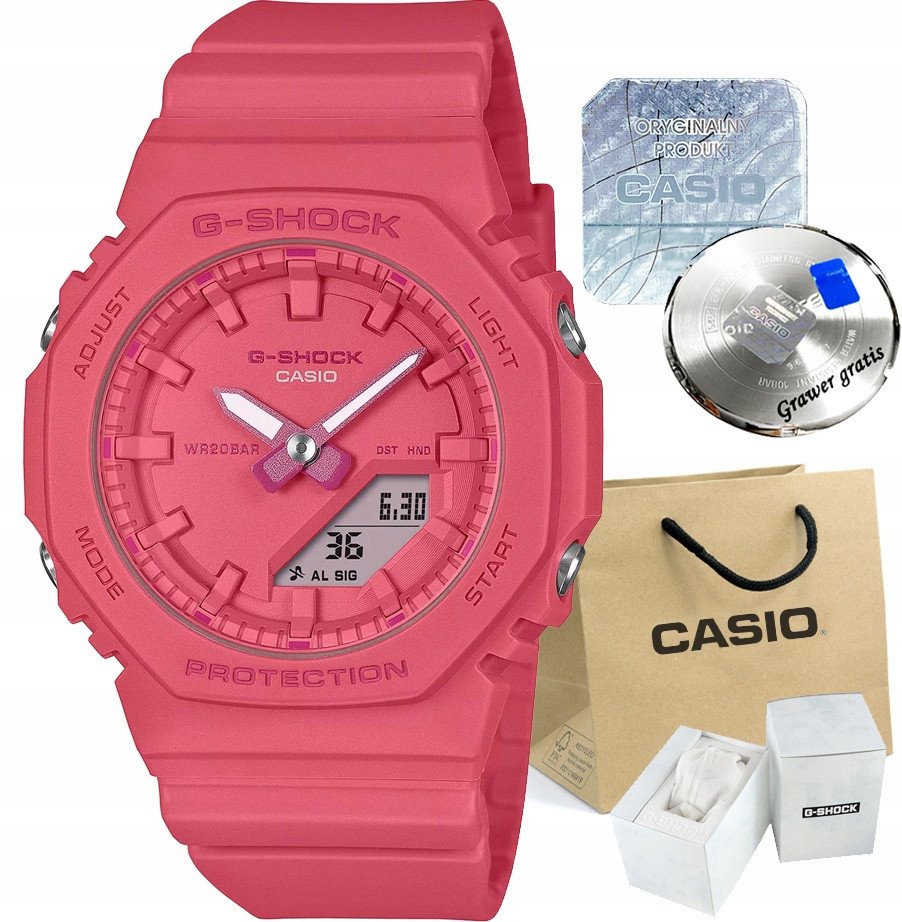 Zegarek Casio Zegarek damski Casio G-SHOCK LEXI-4 z GRAWEREM