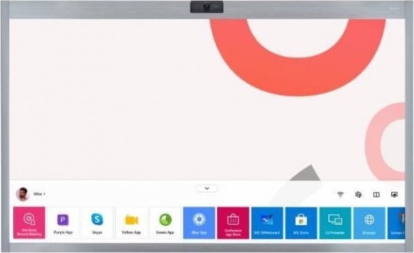 Фото - Інтерактивна дошка LG System interaktywny  Monitor wielkoformatowy do wideokonferencji 55 cali 55CT5WN-B One Quick Works 