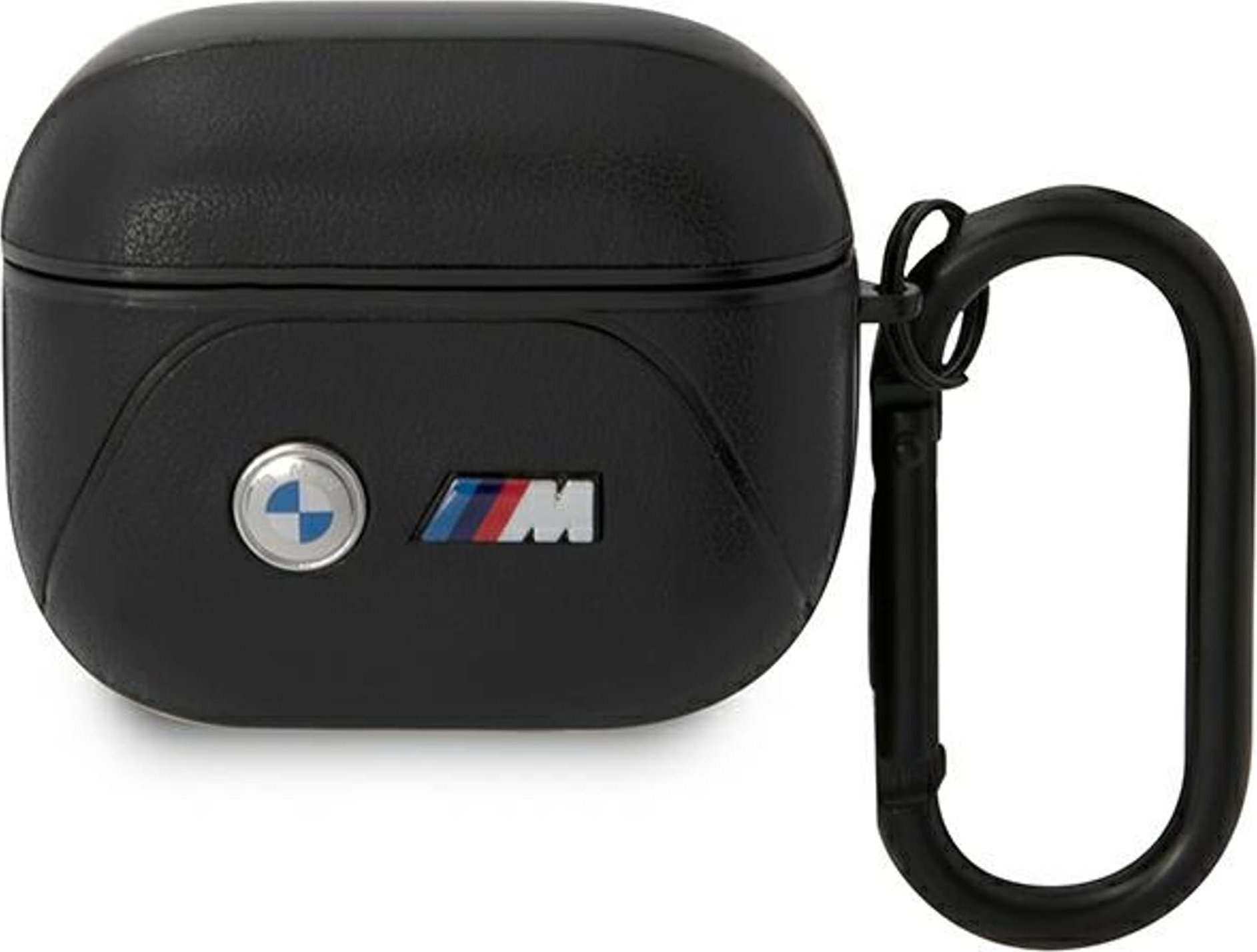 BMW BMA322PVTK AirPods 3 gen cover czarny/czarny Leather Curved Line