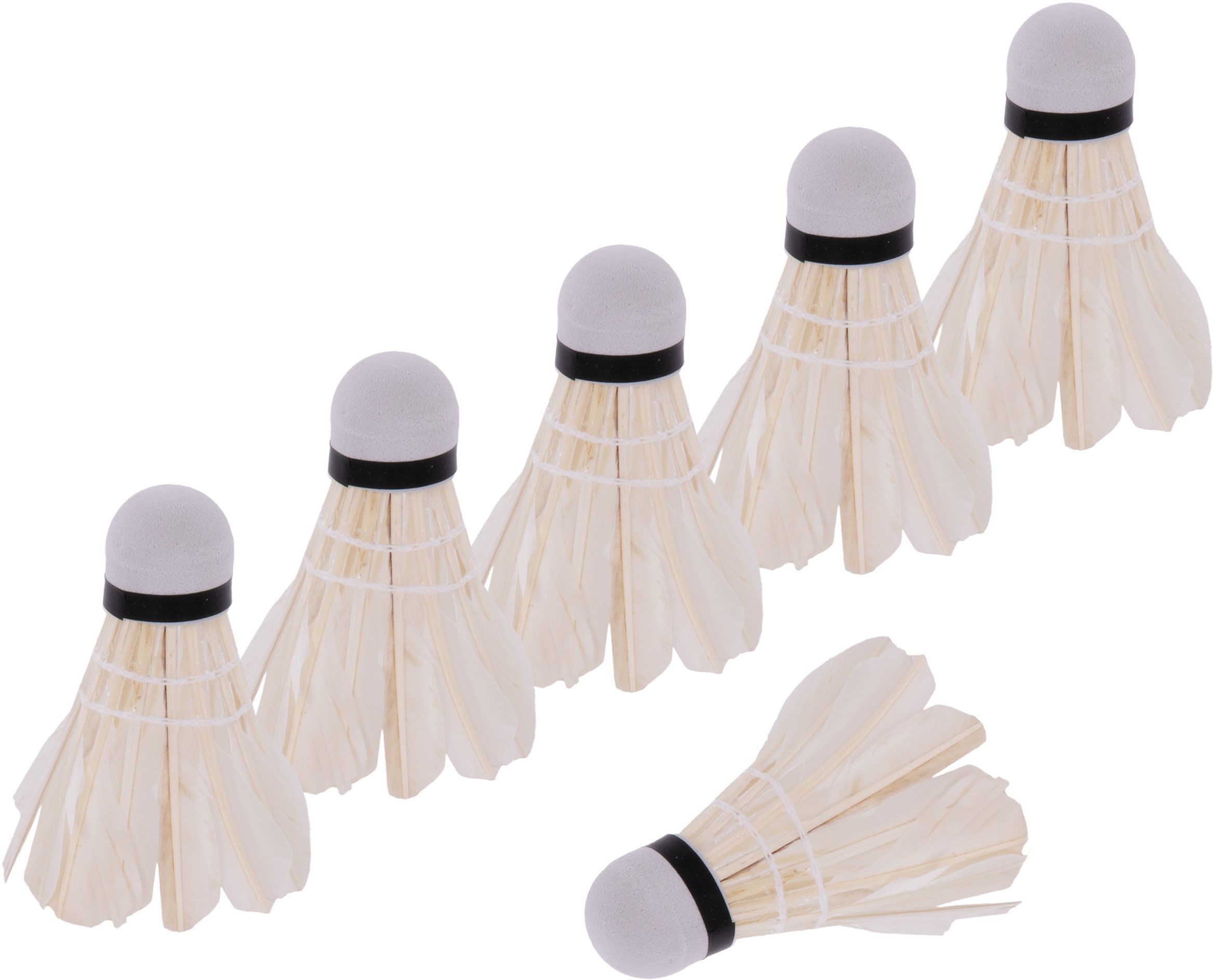 FEATHERED BADMINTON SHUTTLECOCK SET W205