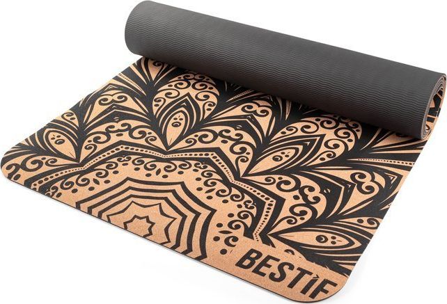 Bestif Mata treningowa BMK02 183 cm x 61 cm x 0.4 cm brązowa