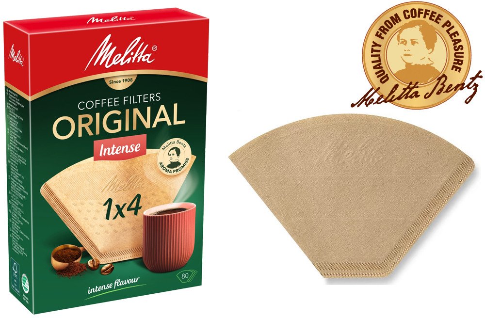 Melitta Papierowe filtry do kawy ORIGINAL INTENSE Premium GOURMET 1x4 80szt