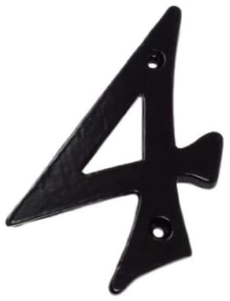NUMBER 4 GB-2531_4 105X75MM BLACK