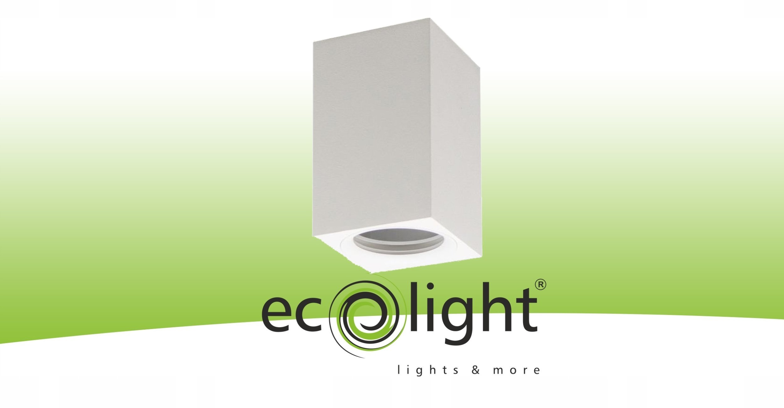 Ecolight Oprawa Halogenowa GU10 Natynkowa Biała Pojedyncza OHN-8B