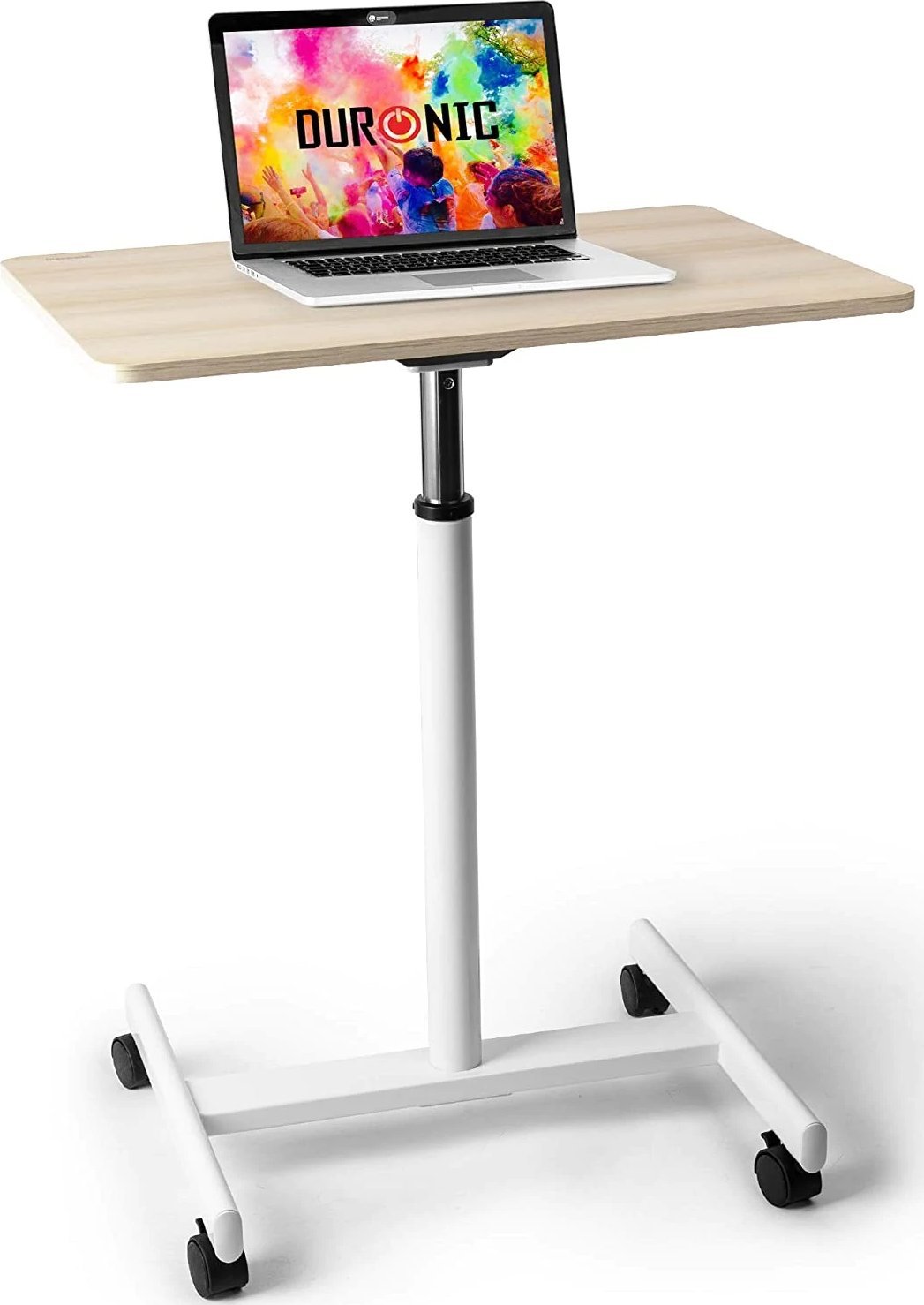 Duronic WPS67 Mobilny stolik pod laptopa regulacja wysokości praca stojąco- siedząca, kółka z blokadą maks. 10 kg